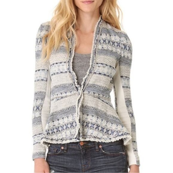 Rebecca Taylor Jackets & Blazers - Rebecca Taylor Tweed & Chain Jacket size 2